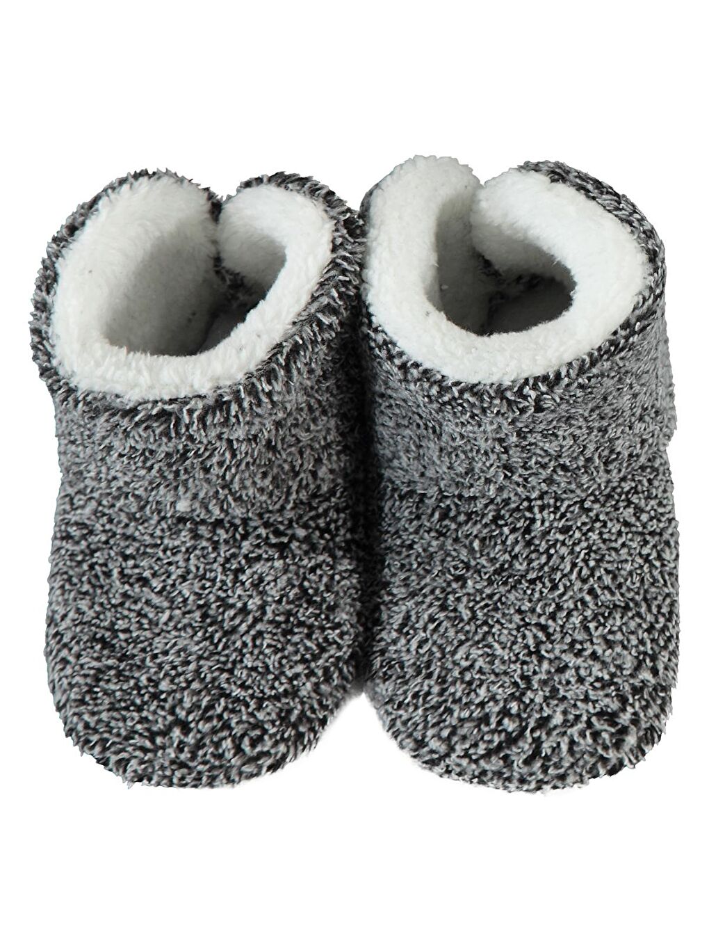 Boys Düz Velsoft 20-28 Numara Erkek Panduf - Gri 20-24