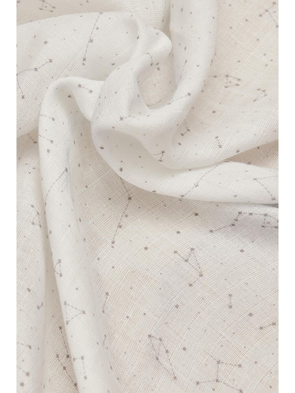 Casadora Baby Beyaz Space Planet %100 Pamuk Müslin Örtü Seti - (70x70 cm 3'lü) - 3
