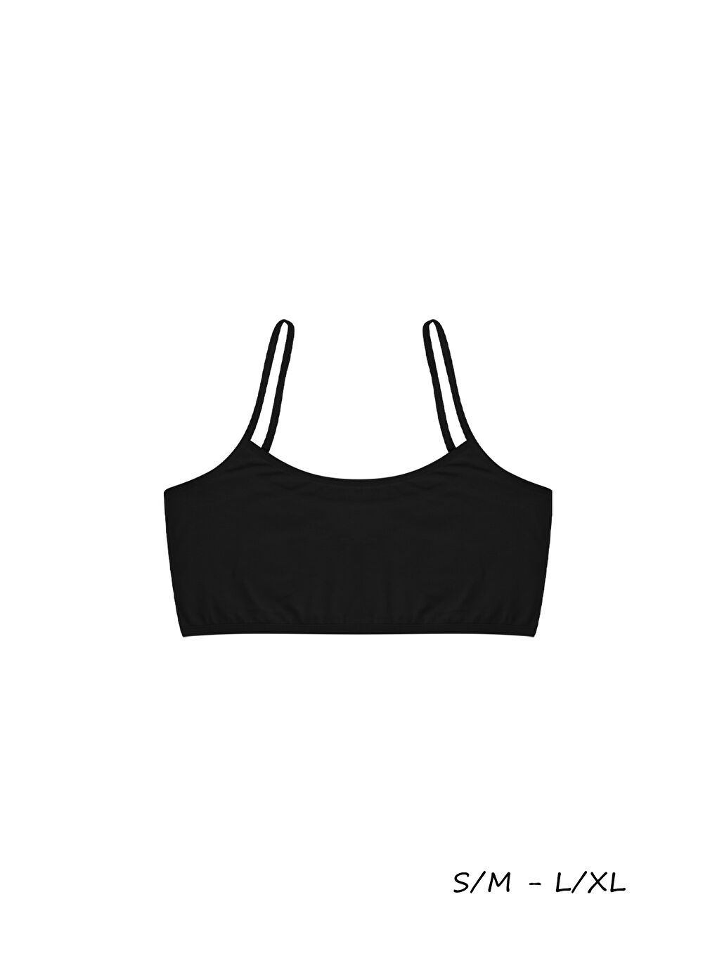 Karışık Kadın İp Askılı Süngersiz Büstiyer Pamuklu 3'lü Paket-2