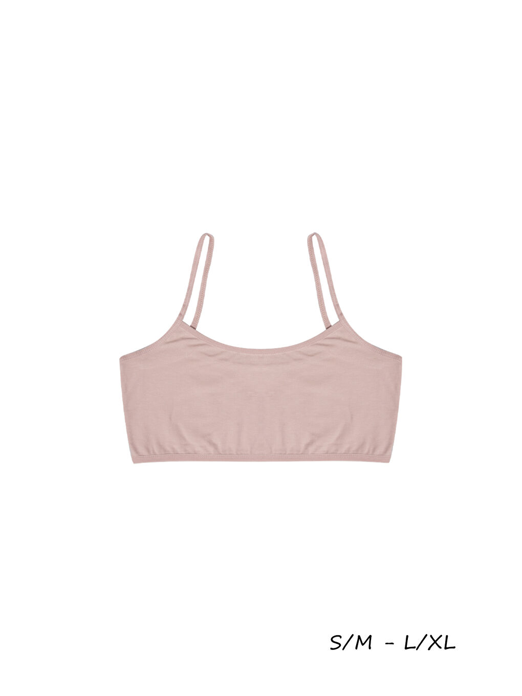 Karışık Kadın İp Askılı Süngersiz Büstiyer Pamuklu 3'lü Paket-3