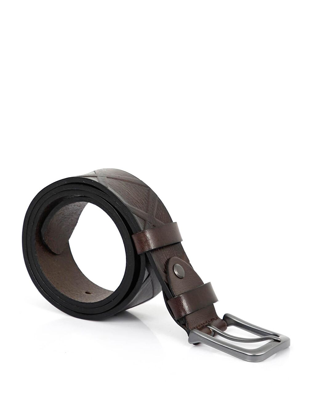 Kahverengi KAHVERENGİ  Hakiki Deri Erkek Kemer 14105