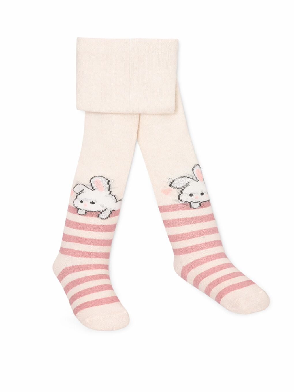 Baby Mini Bunny 6- Bebek Kız Külotlu Çorap - Bej 18 Ay