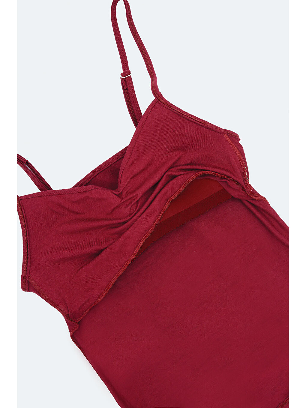 Bordo Weekend Bra Form Şort Takım-4