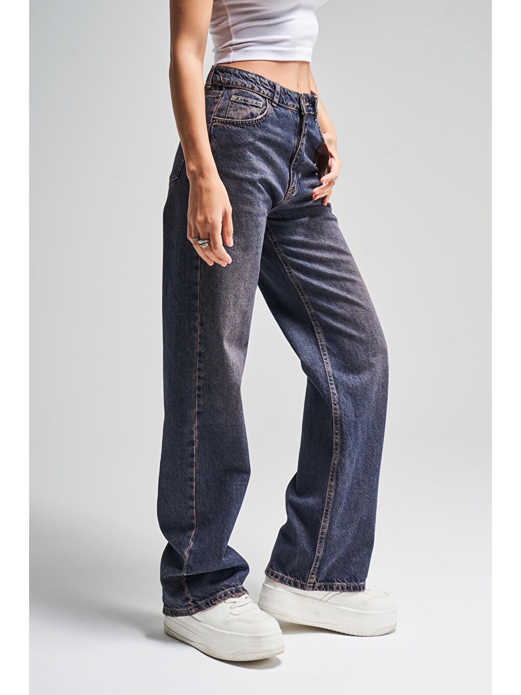 Mavi Kadın Koyu Jean Rengi Doris 2W4-8 Straight Fit %100 Pamuk Denim