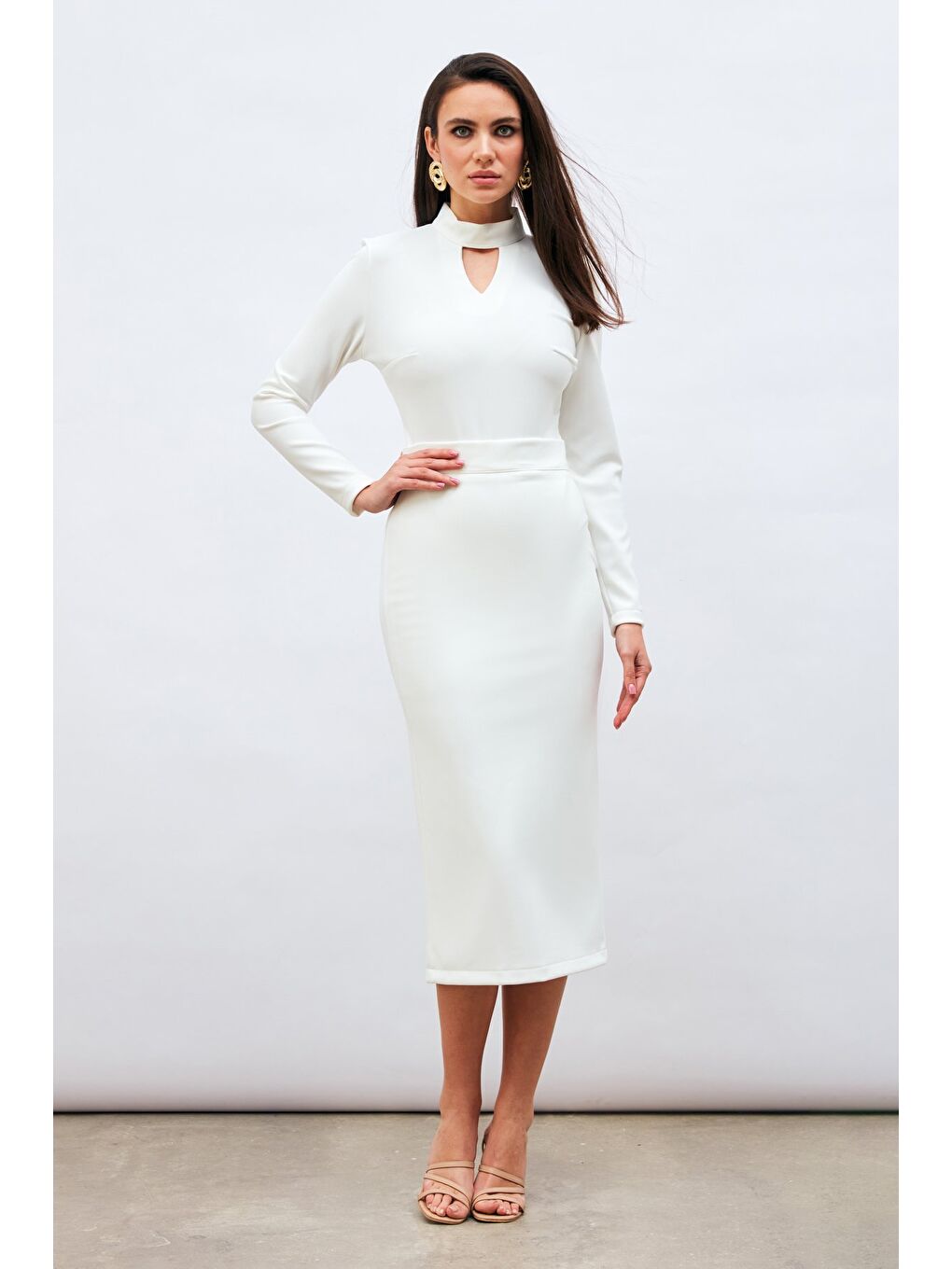 Midi Boy Kalem Etek - Ekru-2