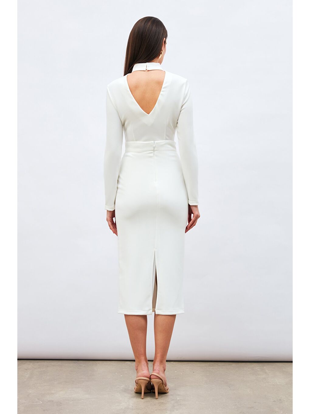 Midi Boy Kalem Etek - Ekru-5