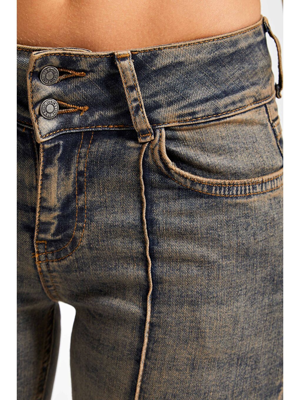 Mavi Kadın T.Kot Rengi 4w5-32 Bootcut Midrise Orta Bel Esnek Elastan Kumaş Denim Jean-4