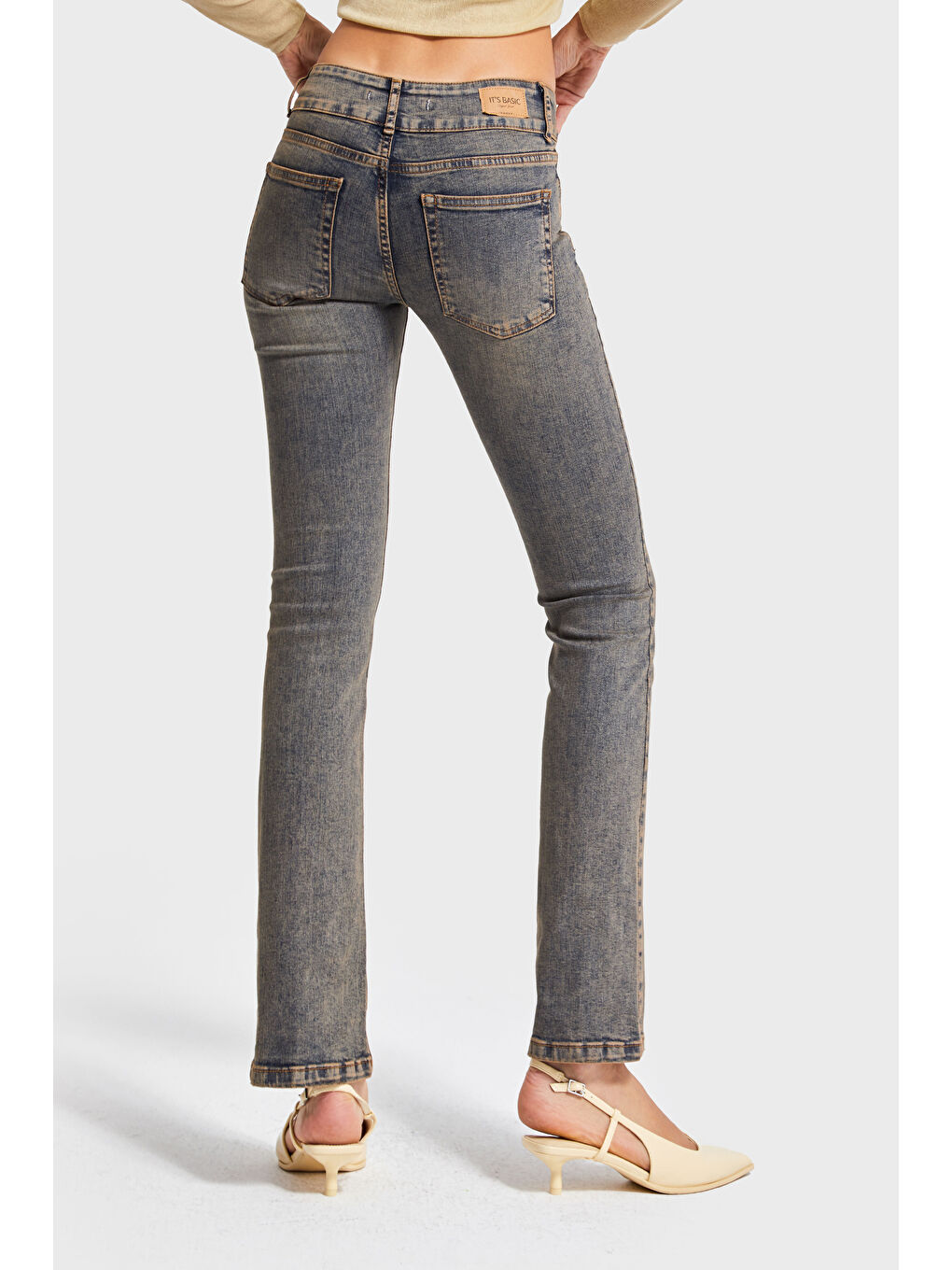 Mavi Kadın T.Kot Rengi 4w5-32 Bootcut Midrise Orta Bel Esnek Elastan Kumaş Denim Jean-5