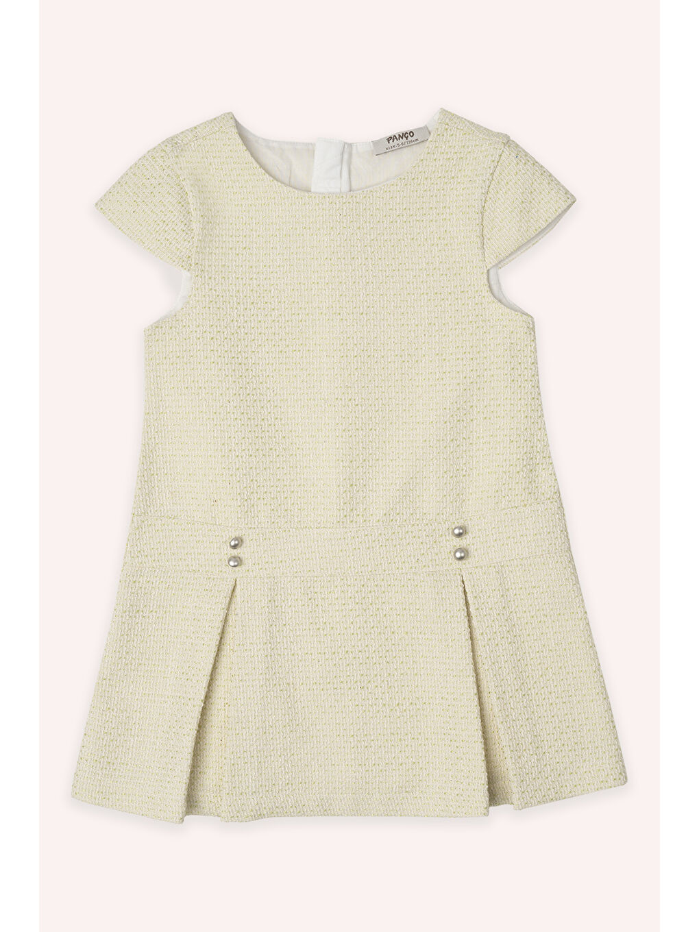 Kız Çocuk Yeşil Tüvit Elbise-3