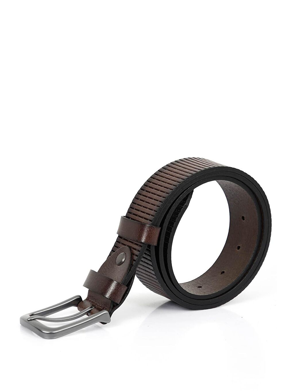 Kahverengi KAHVERENGİ  Hakiki Deri Erkek Kemer 14076-3