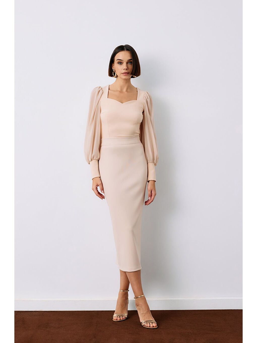 Midi Boy Kalem Etek - Bej-1