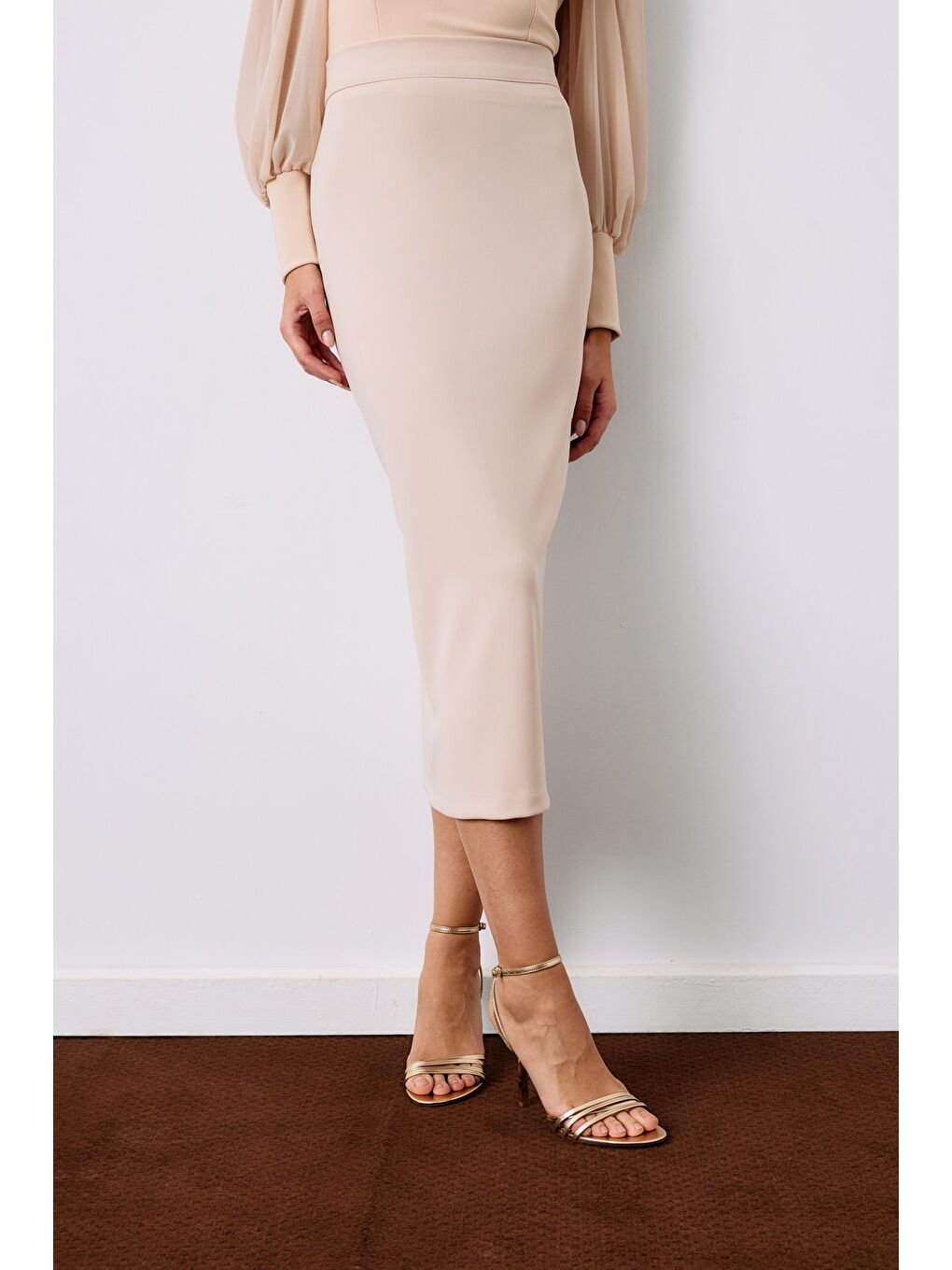 Midi Boy Kalem Etek - Bej-3