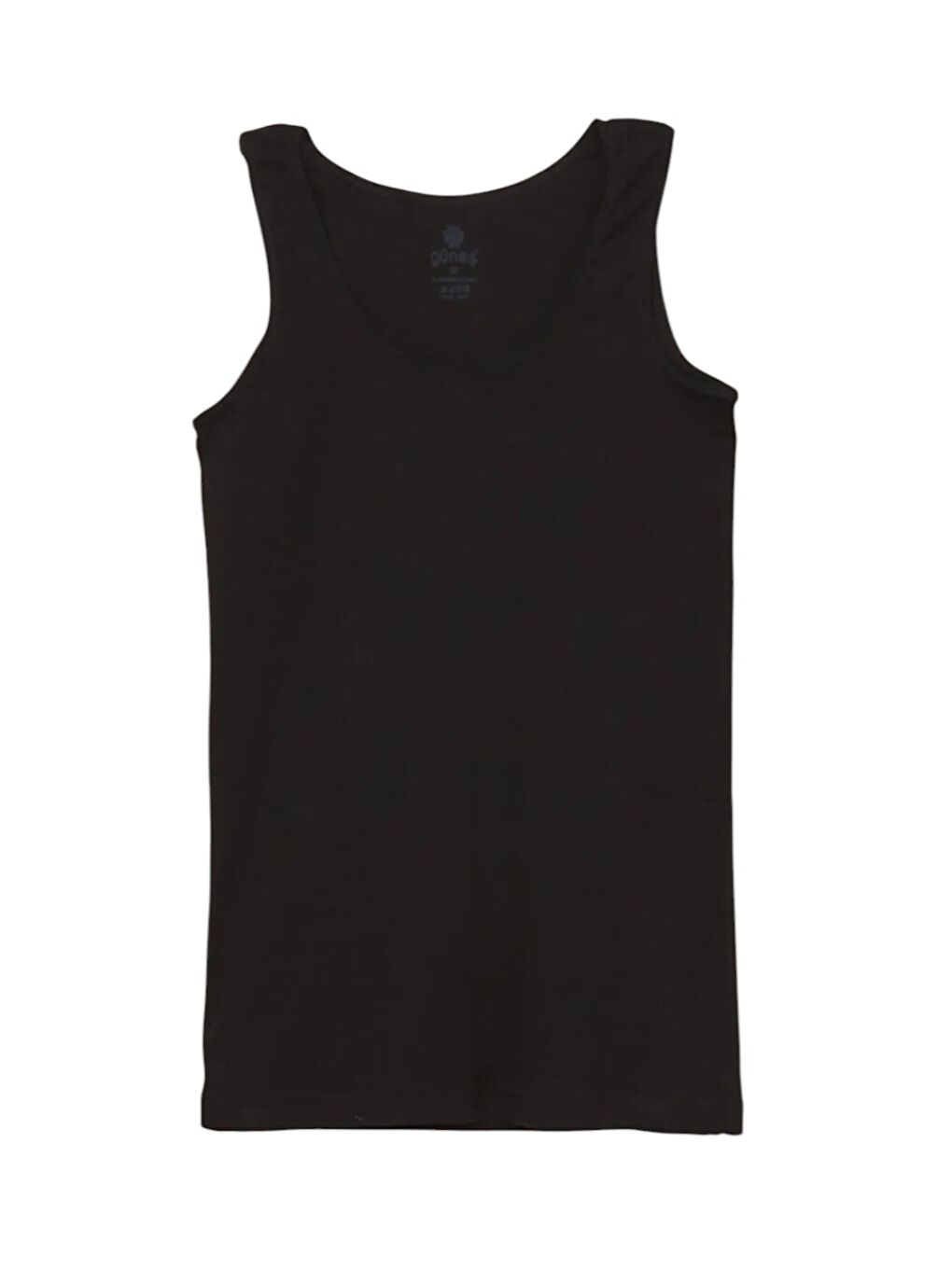 Siyah 3'Lü Geniş Askı Kadın Atlet-1