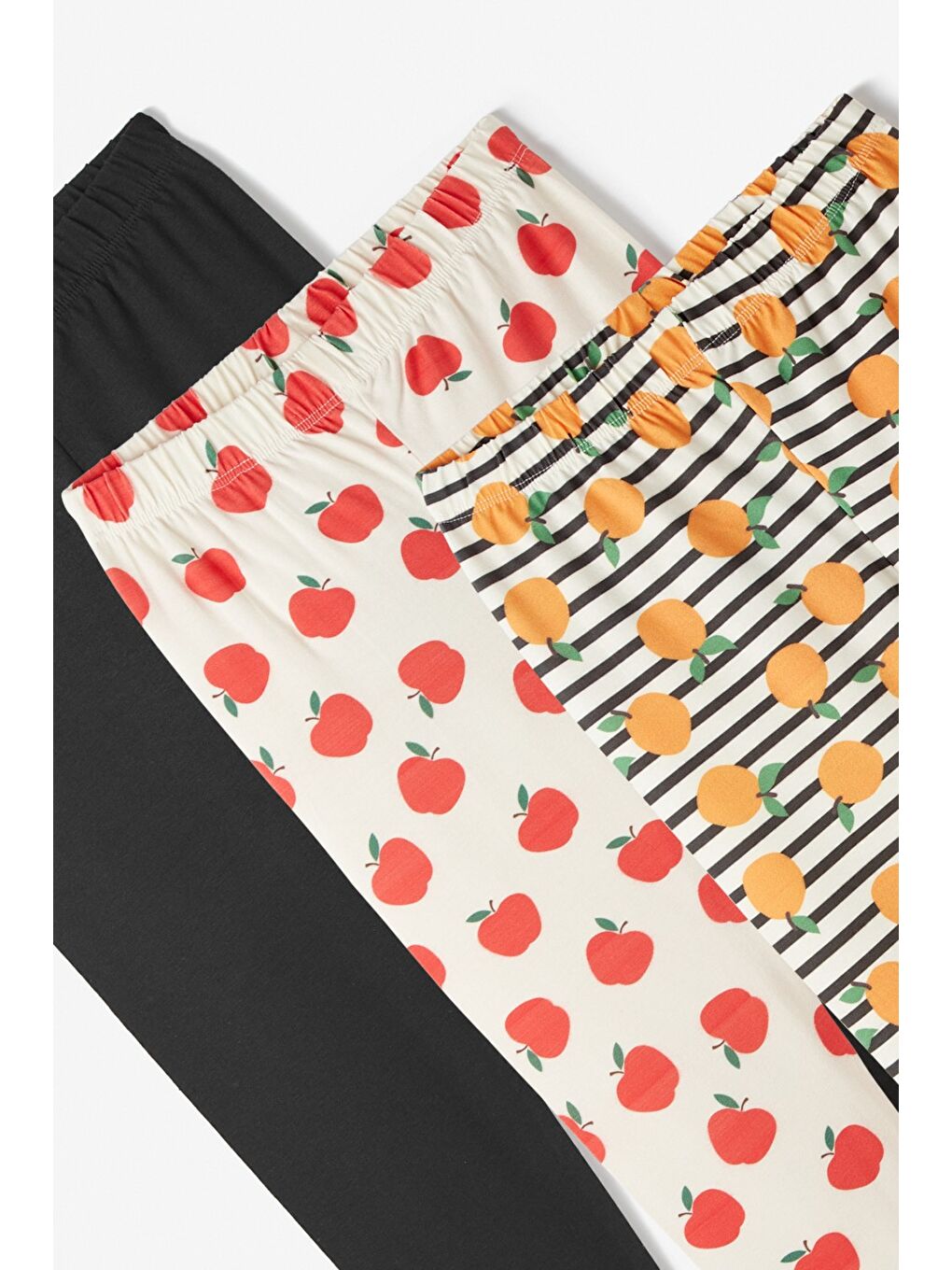 Ekru Kız Cocuk 3'lü Tayt-2