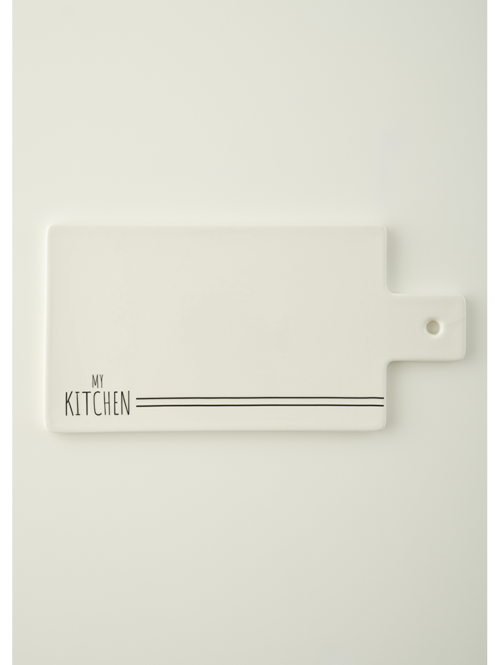 My Kitchen Porselen Sunum Tahtası Beyaz (30x15x0,8 Cm)-1