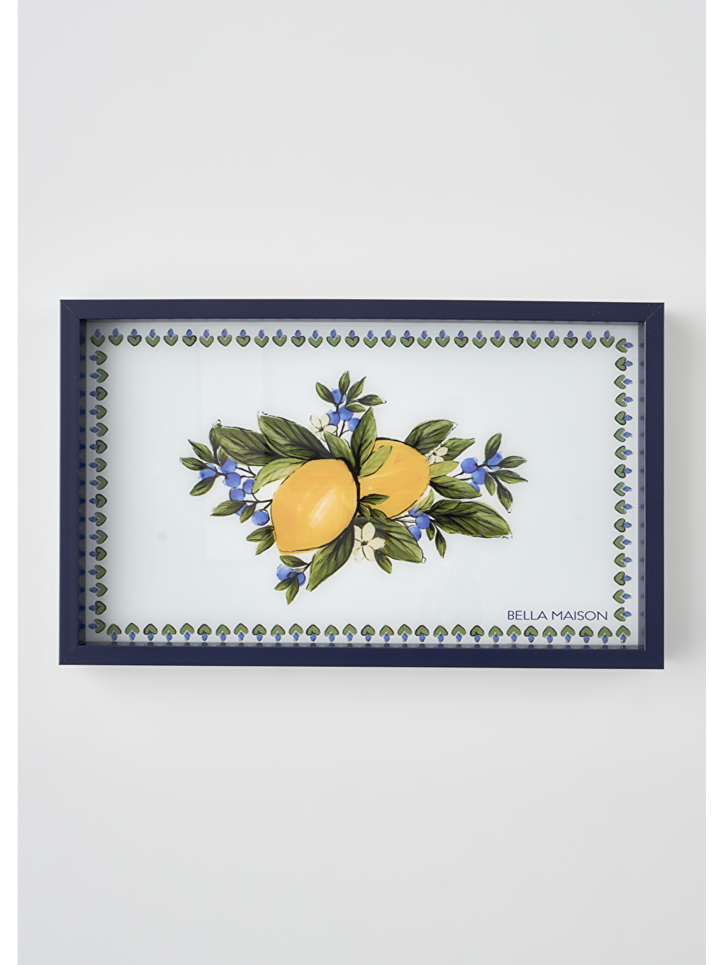Karışık Lemoncello Dekoratif Cam Tepsi (22x37 cm)