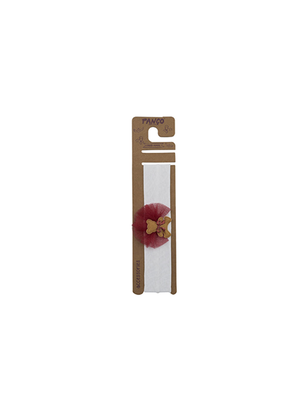 Kız Çocuk Ayıcık Detaylı Saç bandı Beyaz-2