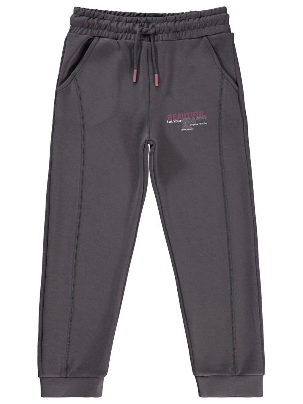 Gri Girls Kız Çocuk Eşofman Altı 6-9 Yaş