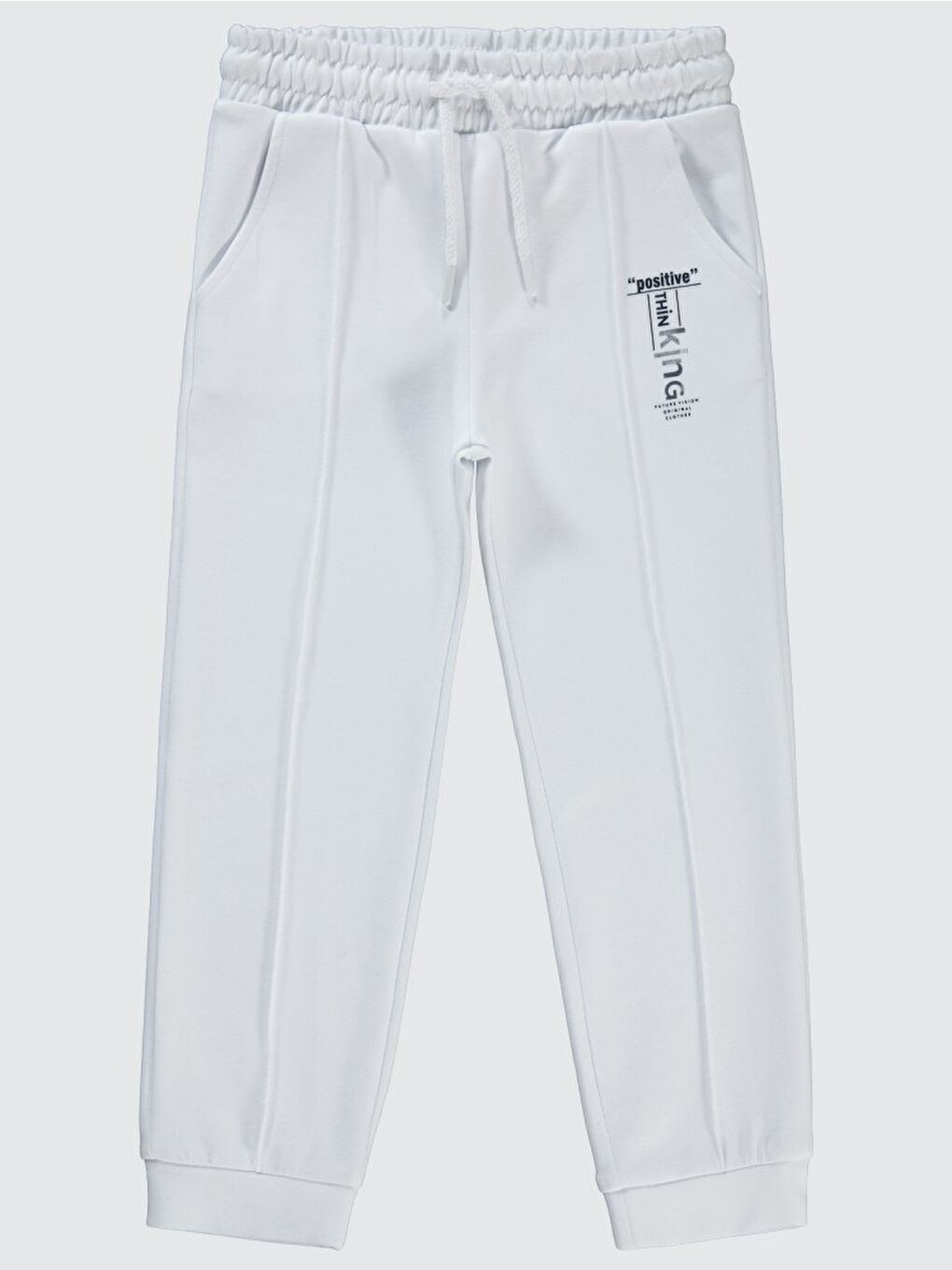 Beyaz Girls Batik Active Konsept 6-9 Yaş Eşofman Altı-1