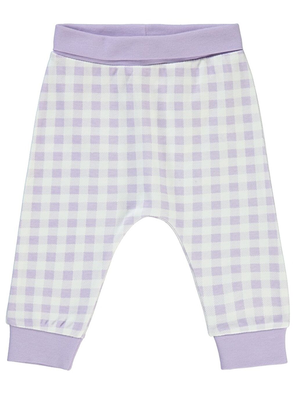 Lila Baby Ekoseli Empirme 6-18 Ay Tek Alt Bebe-1