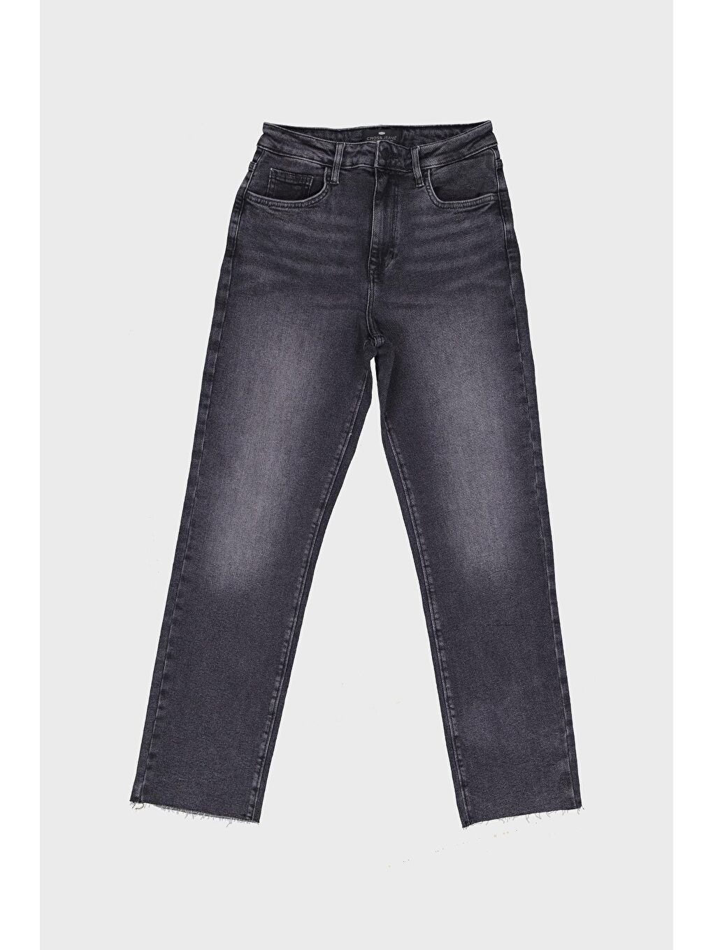 Antrasit Fermuarlı Mom Jean C 4903-005