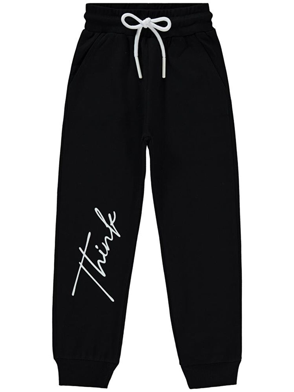 Siyah Girls Basic 6-9 Yaş Eşofman Altı