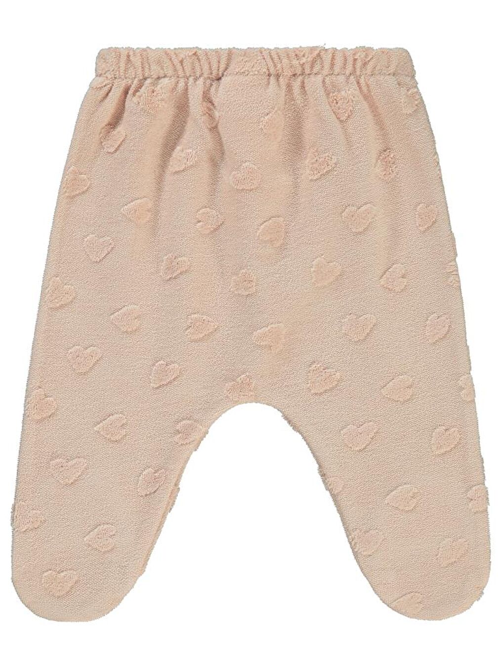 Pembe Baby Kalp Jakarlı 1-6 Ay Tek Alt Bebe-1