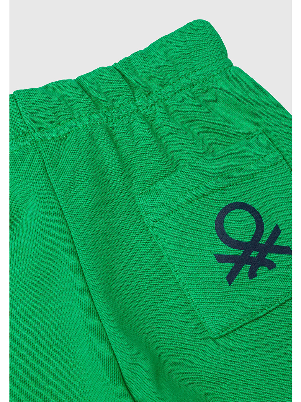 Erkek Çocuk Yeşil Arka Cebi Logolu Sweat Şort-2