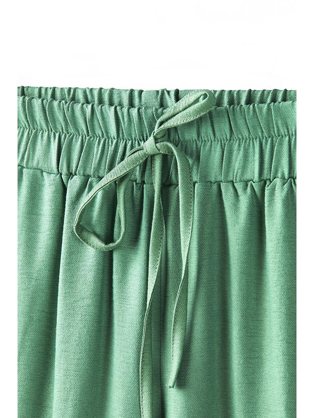 Yeşil Kız Bol Pantolon-1