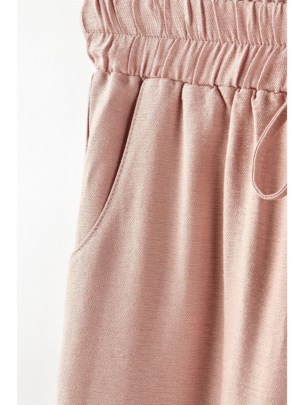 Pembe Kız Bol Pantolon-4