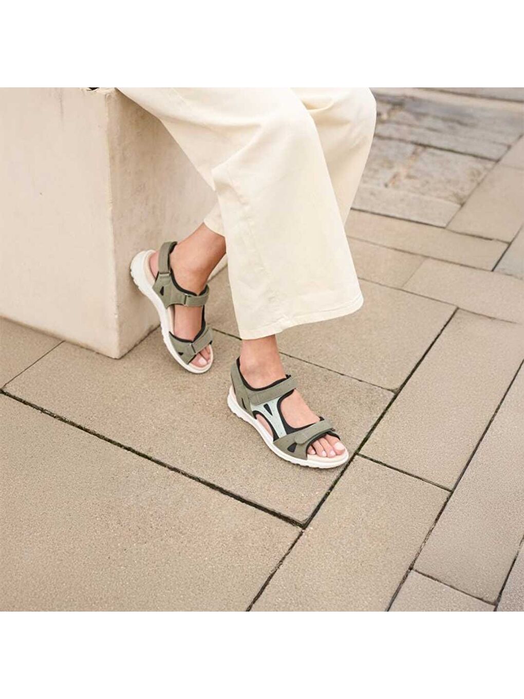 Yeşil Kadın Sandalet 2-000732-7510 SIRIS Green-4