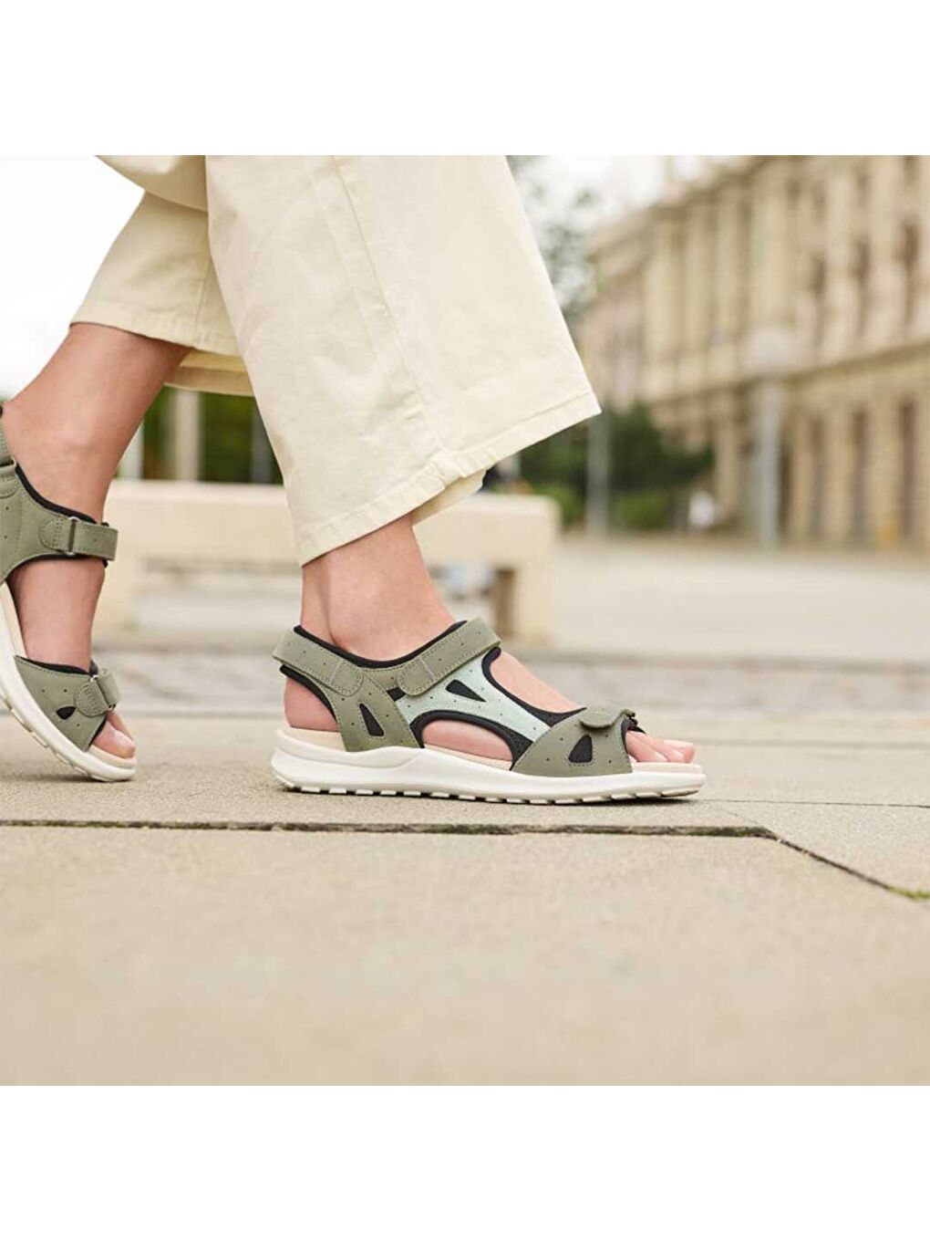 Yeşil Kadın Sandalet 2-000732-7510 SIRIS Green-5