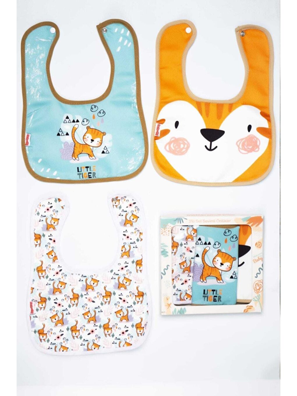 Little Tiger 3'lü Mama Önlüğü