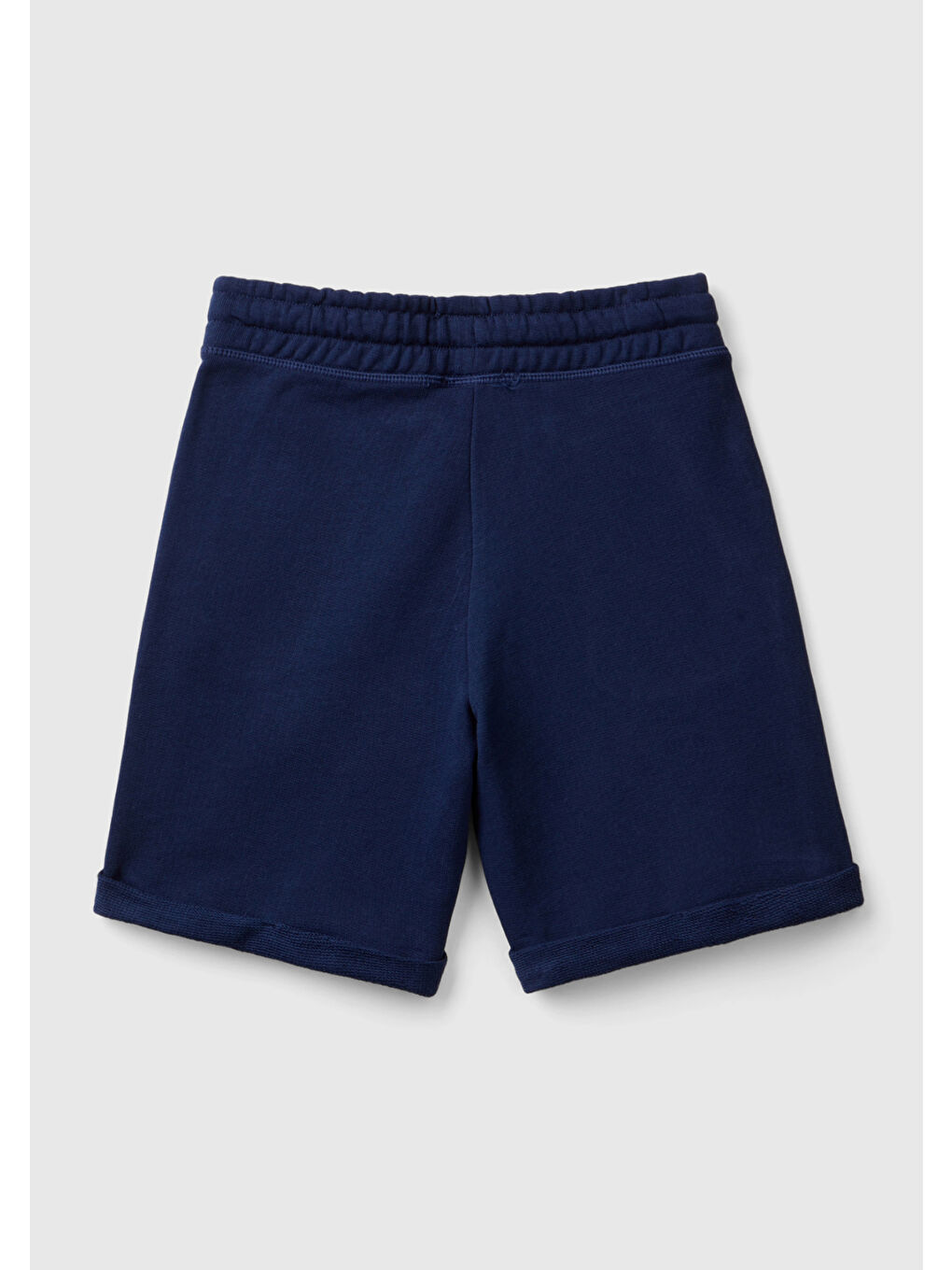 Erkek Çocuk Lacivert Logolu Sweat Şort-1