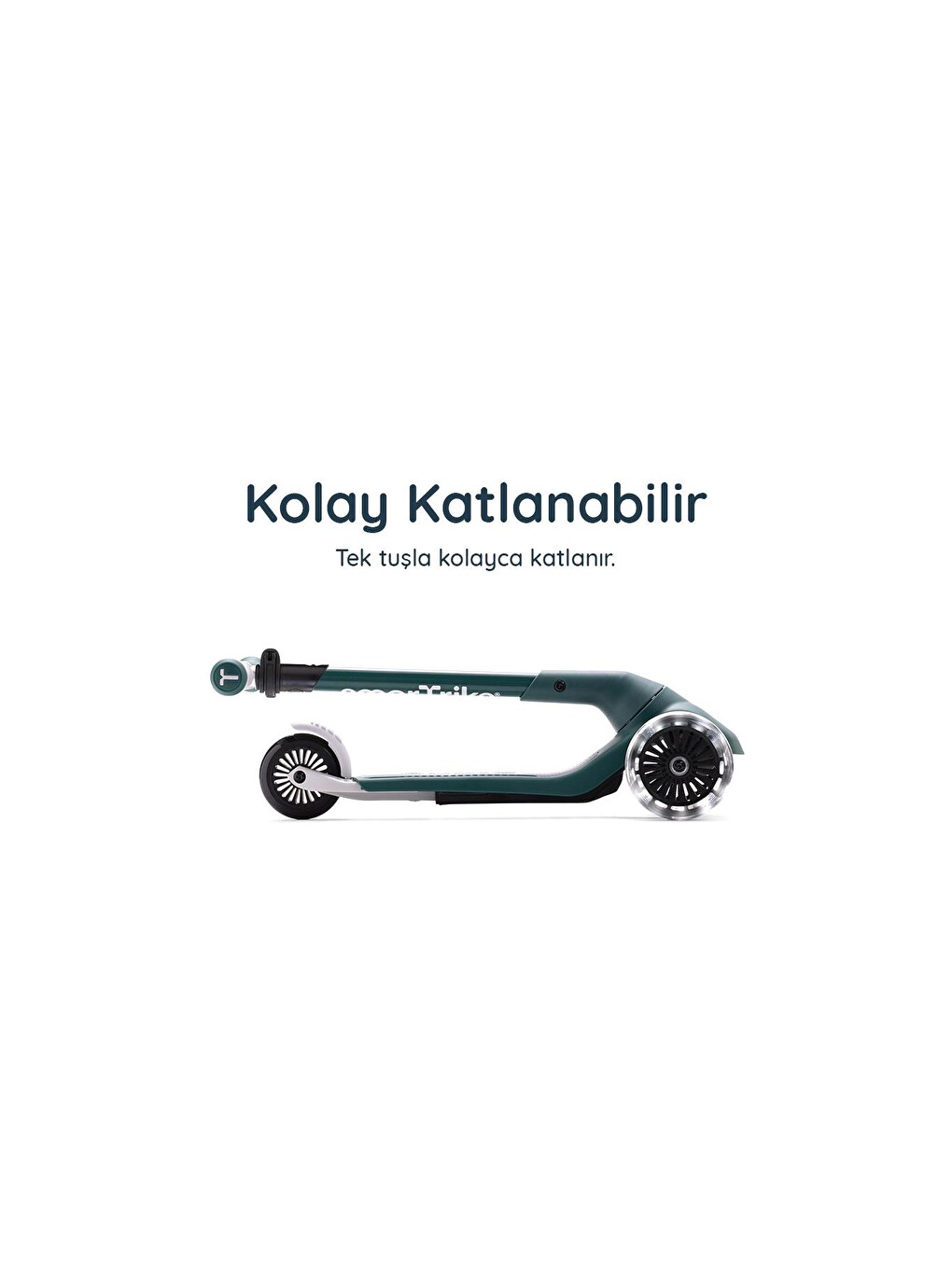 Xtend Mini+ 2 Aşamalı Büyüyen Çocuk Scooter – 2-9 Yaş Katlanabilir Led Tekerlekli-3
