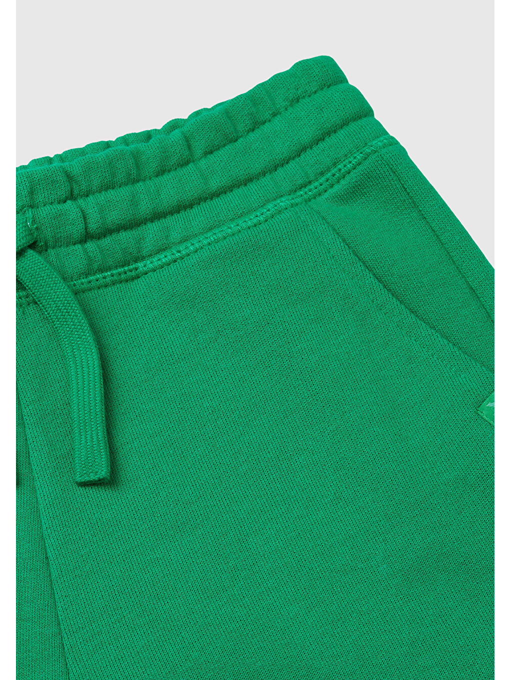 Erkek Çocuk Yeşil Logolu Sweat Şort-2