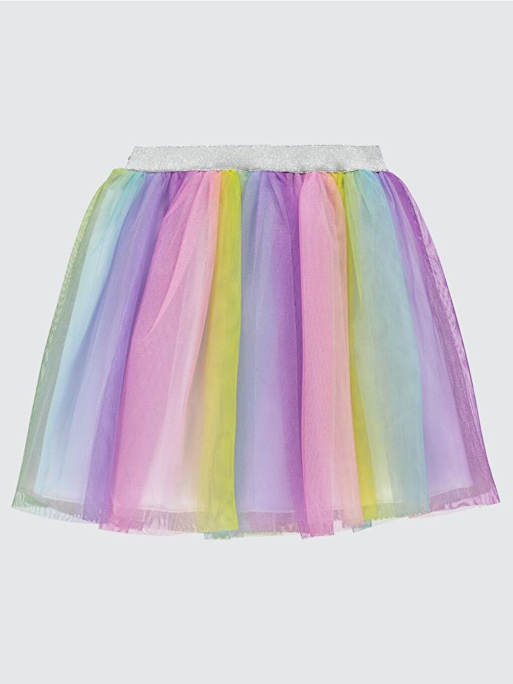 Girls Renkli Tüllü 4-9 Yaş Etek - Pembe 7-8 Yaş-2