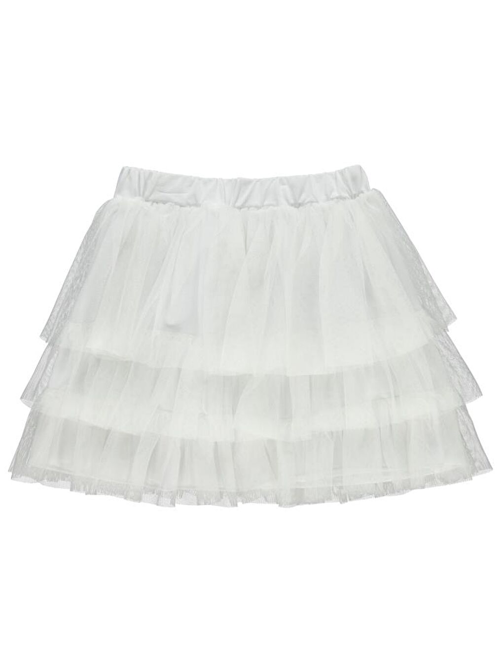 Girls Kat Kat Tütülü Etek 4-9 Yaş Etek - Beyaz 9-10 Yaş