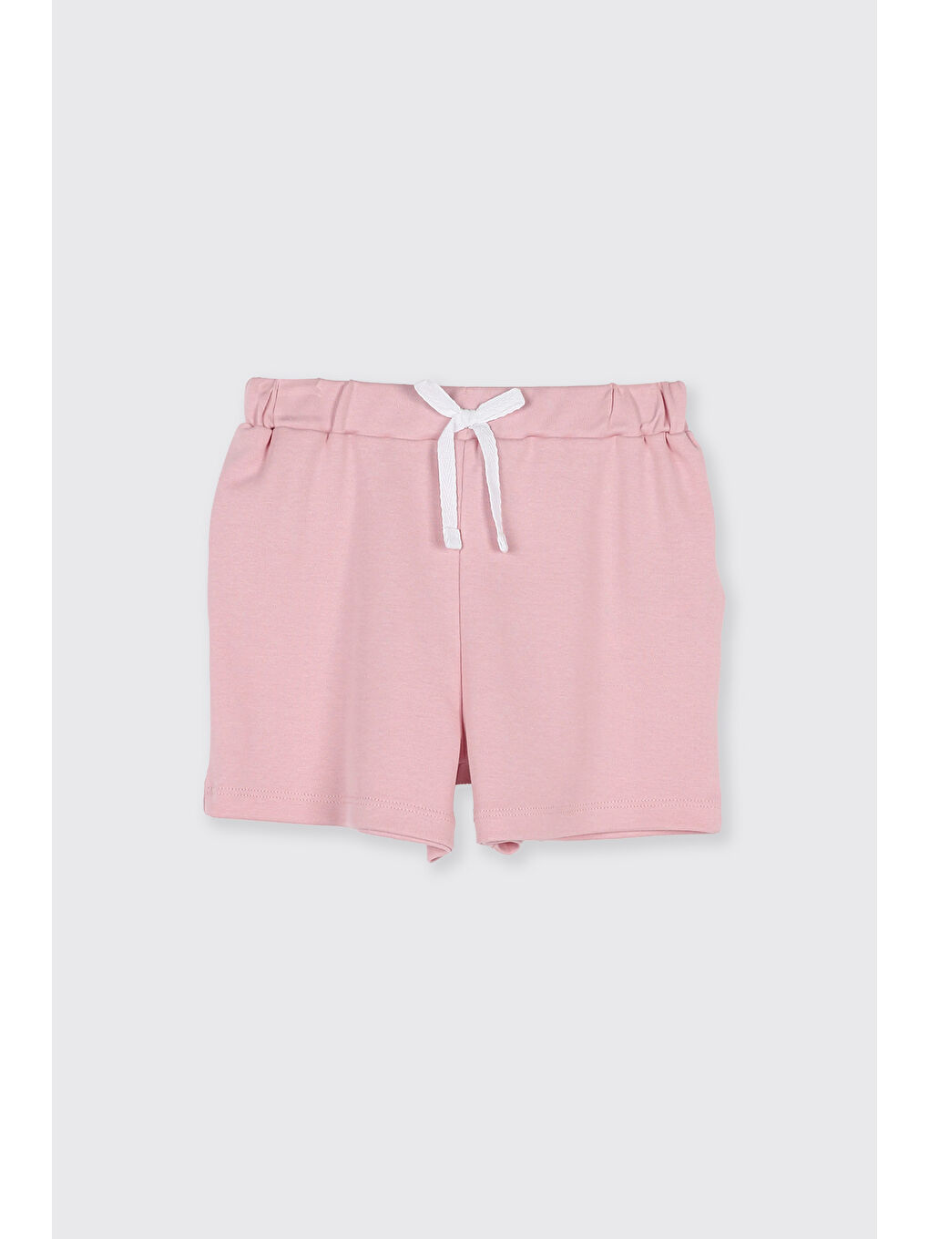 Kız Çocuk Kiraz Baskılı Pembe Pijama Takımı-1