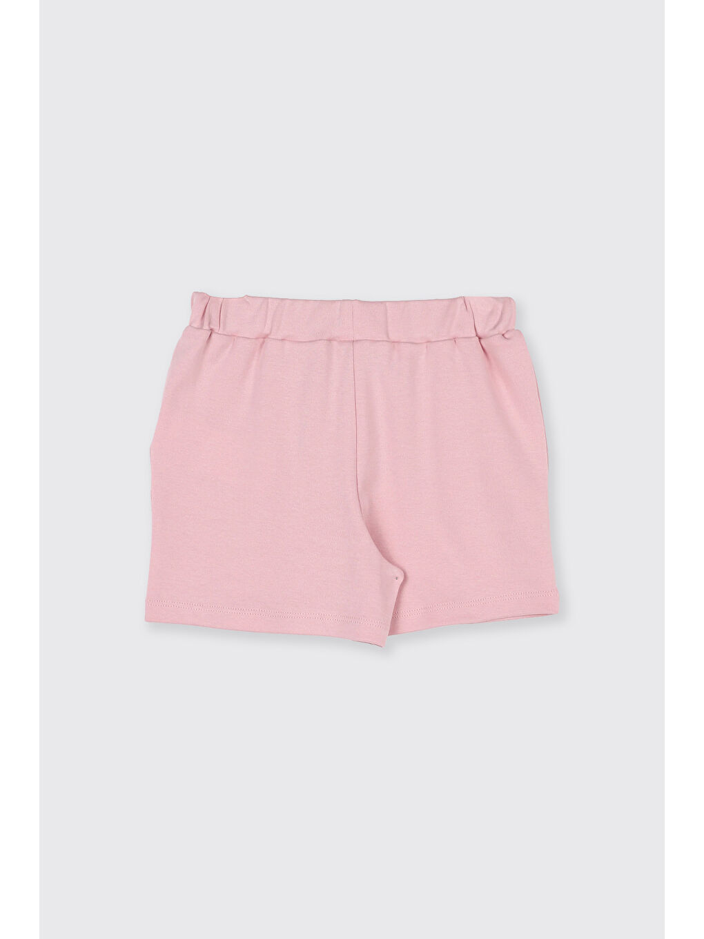 Kız Çocuk Kiraz Baskılı Pembe Pijama Takımı-2