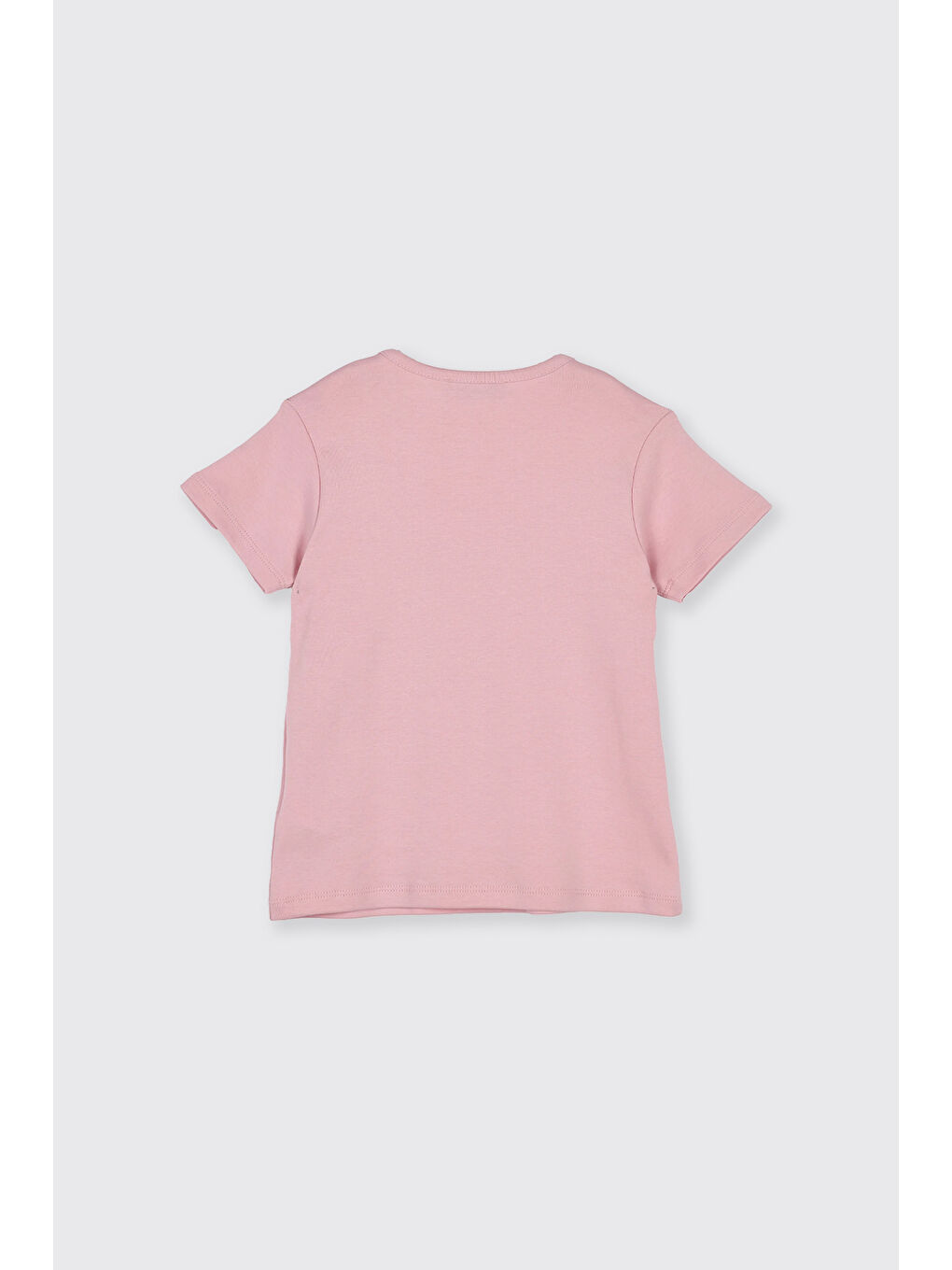 Kız Çocuk Kiraz Baskılı Pembe Pijama Takımı-5