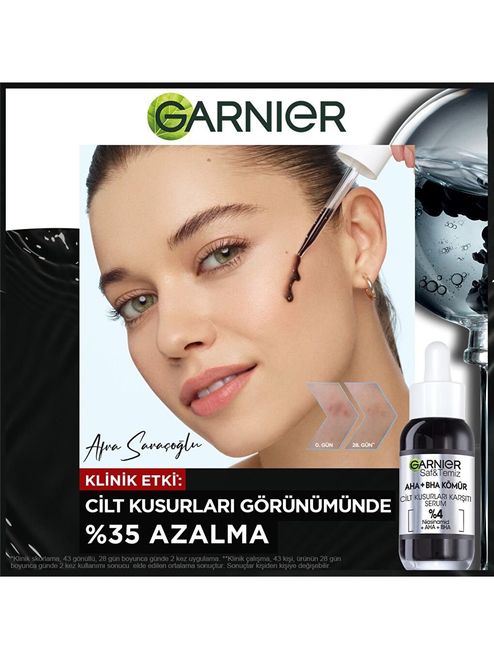 GARNIER AHA+BHA Cilt Kusurları Karşıtı Serum %4 30ML - 4