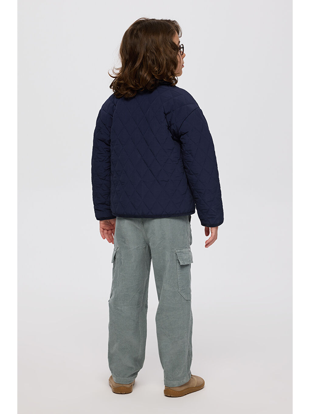 Erkek Çocuk Kapitone Lacivert Mont-1