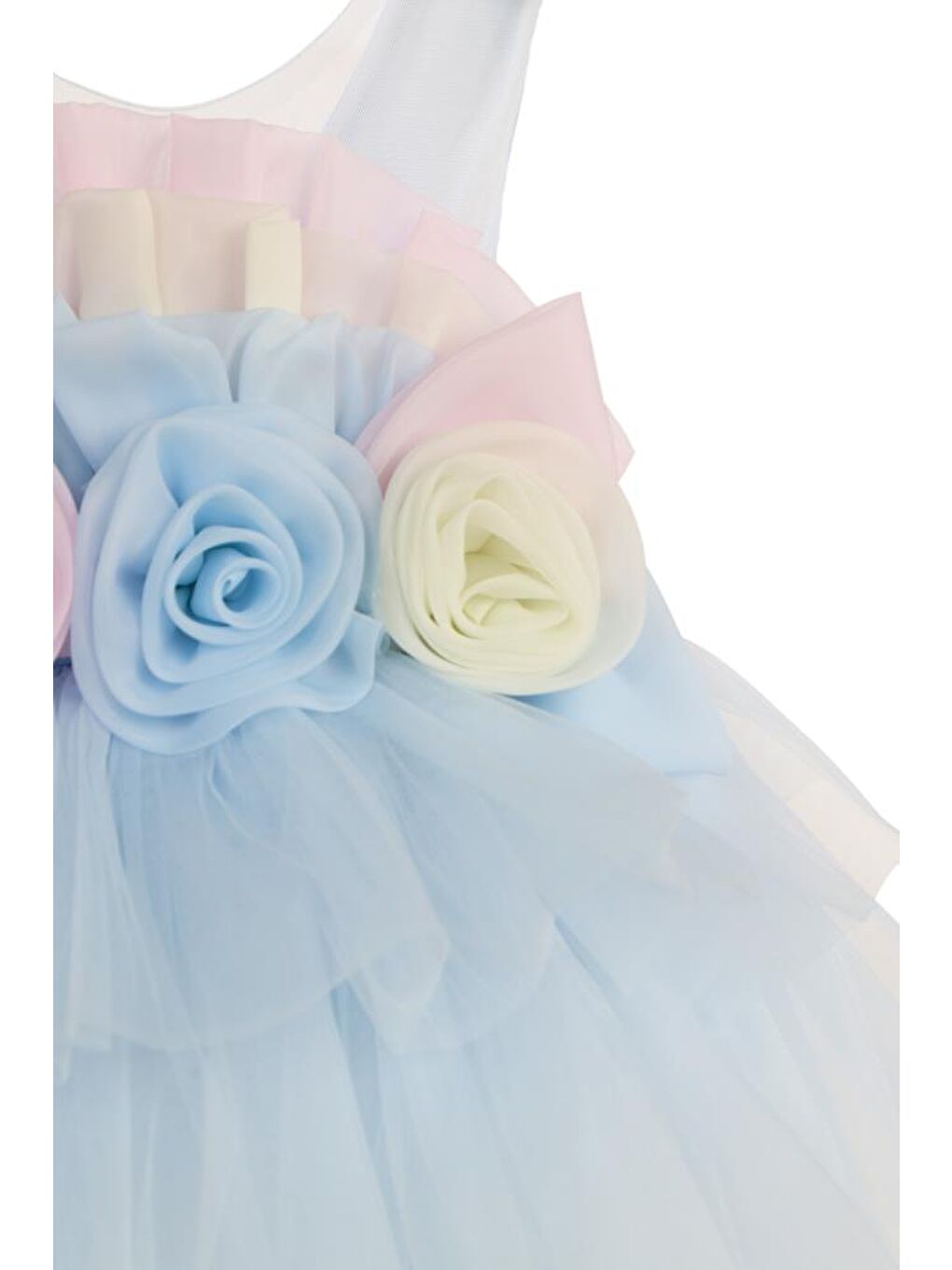 Girls 2-5 Yaş Abiye - Mavi 3-4 Yaş-1