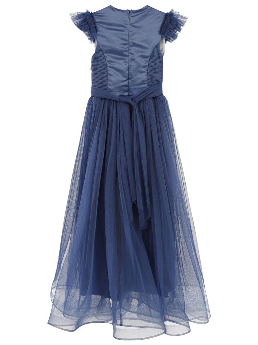 İndigo Girls Bağcıklı 6-14 Yaş Abiye - Mavi 6-7 Yaş-1