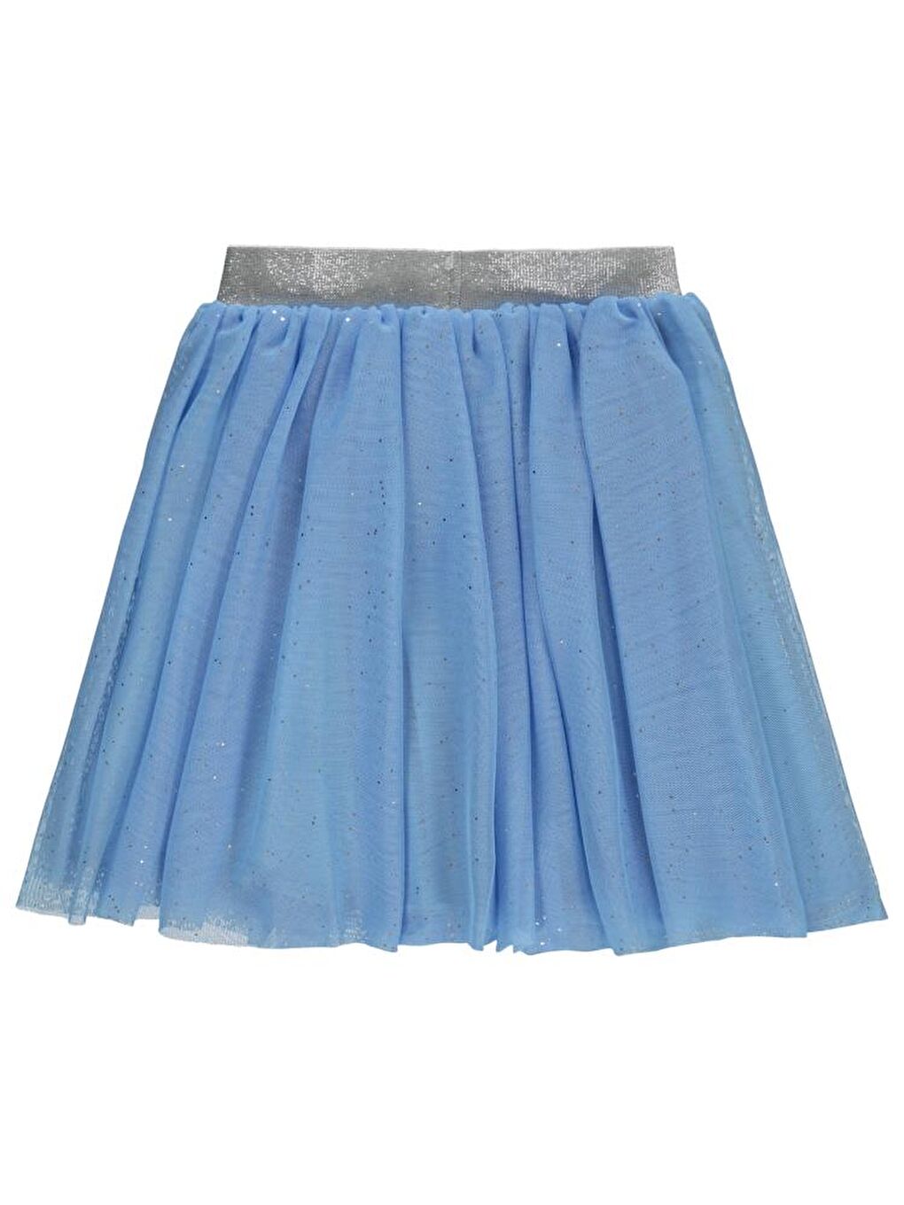 Girls Simli Tül Tütü 4-9 Yaş Etek - Mavi 9-10 Yaş