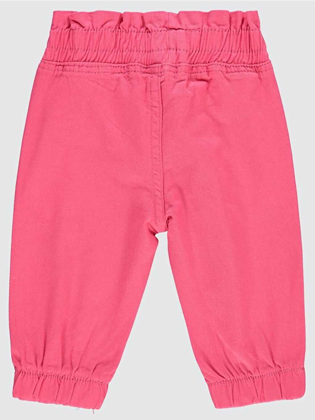 Fuşya Baby Bel Fırfırlı 6-18 Ay Pantolon - Fusya 9-12 Ay-1