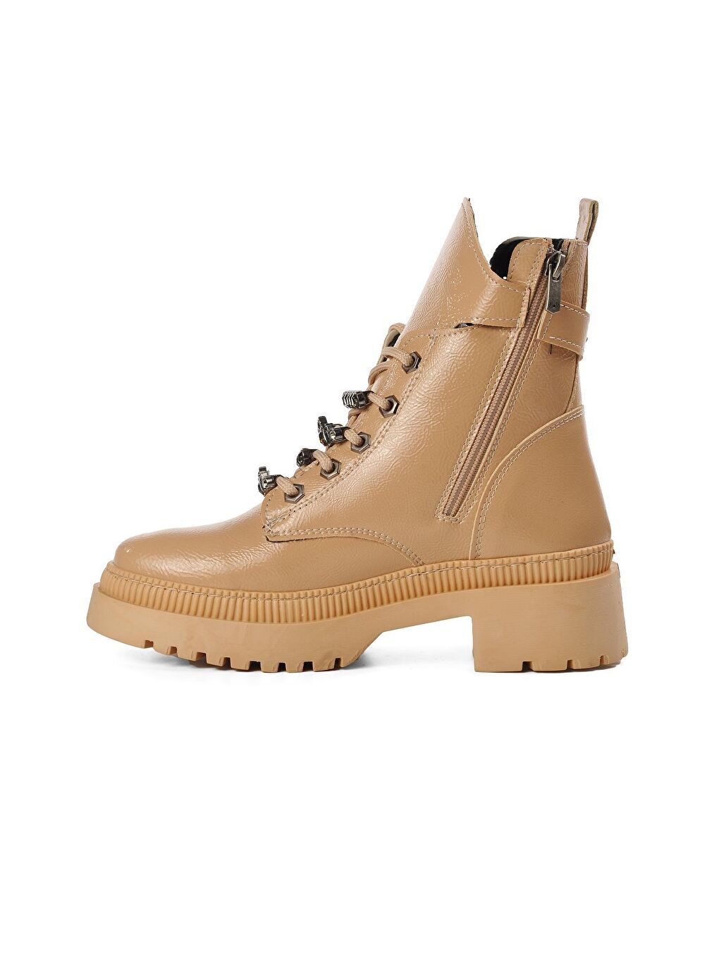 Karışık K9030 Nut Kırışık Rugan Kadın Bot-1