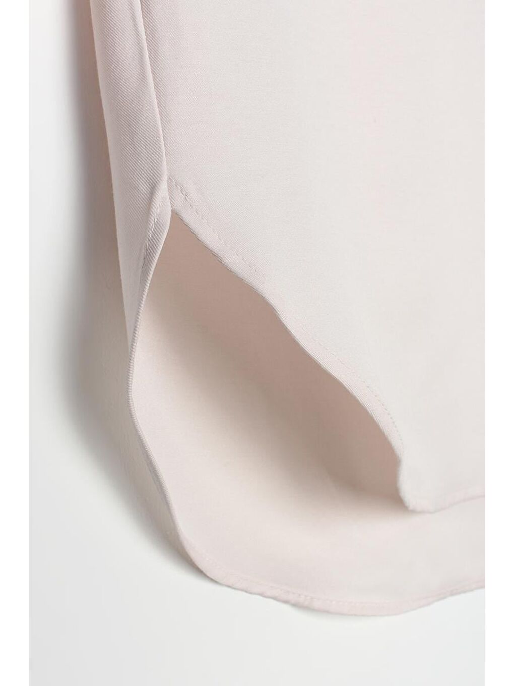 Açık Pembe Oversize Basic Gömlek-5