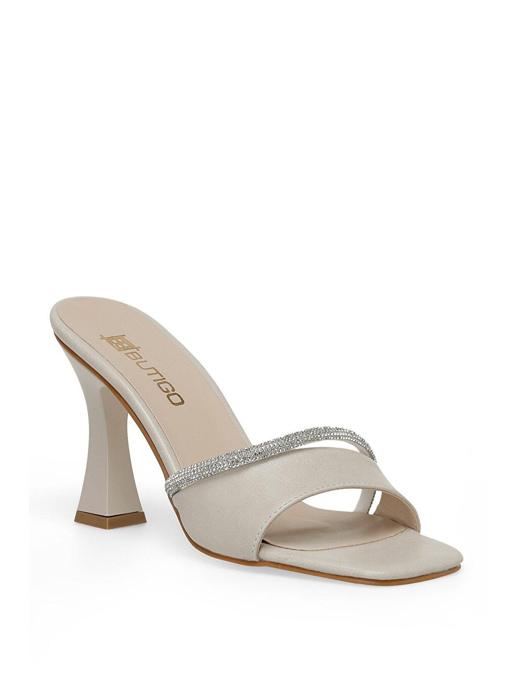 Bej JELLY 3FX Krem Kadın Terlik-1